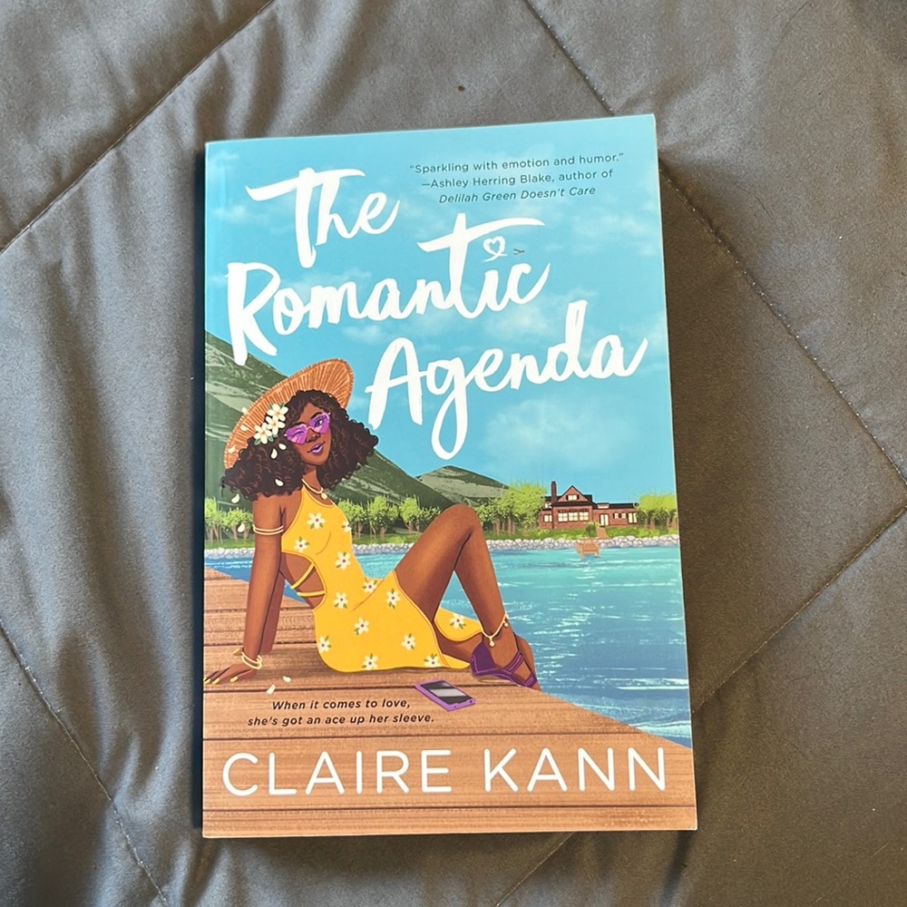 the romantic agenda by claire kann - paperback romance book